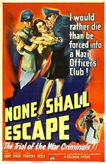 None Shall Escape (1944) afişi