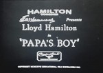 Papa's Boy (1927) afişi