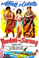 Pardon My Sarong (1942) afişi