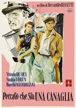 Peccato che sia una canaglia (1954) afişi