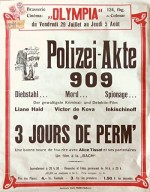 Polizeiakte 909 (1933) afişi
