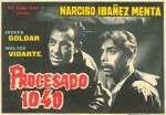 Procesado 1040 (1958) afişi