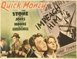 Quick Money (1937) afişi
