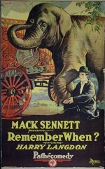 Remember When? (1925) afişi
