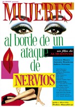 Sinir Krizinin Eşiğindeki Kadınlar (1988) afişi