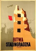 Stalingradskaya bitva I (1949) afişi