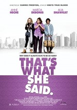 That's What She Said (2012) afişi