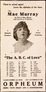 The ABC of Love (1919) afişi The ABC of Love (1919) afişi