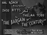 The Bargain Of The Century (1933) afişi