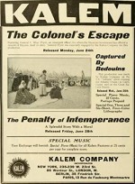 The Colonel's Escape (1912) afişi