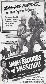 The James Brothers Of Missouri (1949) afişi