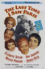 The Last Time I Saw Paris (1954) afişi