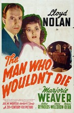 The Man Who Wouldn't Die (1942) afişi