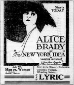 The New York ıdea (1920) afişi