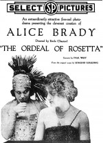 The Ordeal Of Rosetta (1918) afişi