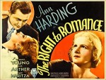 The Right To Romance (1933) afişi