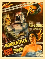The Robot vs. the Aztec Mummy (1958) afişi