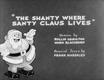 The Shanty Where Santy Claus Lives (1933) afişi