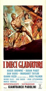 The Ten Gladiators (1963) afişi