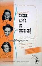There Ain't No Justice (1939) afişi