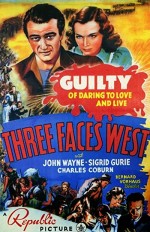 Three Faces West (1940) afişi