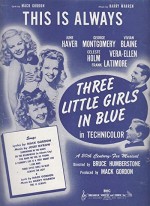 Three Little Girls in Blue (1946) afişi