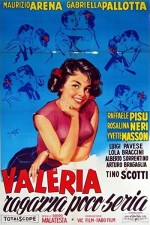 Valeria Ragazza Poco Seria (1958) afişi