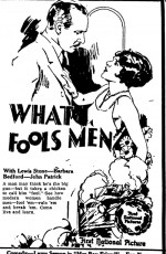What Fools Men (1925) afişi