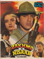 Zakhmo Ka Hisaab (1993) afişi
