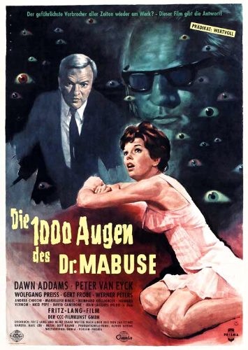 1000 Augen Des Dr. Mabuse (1960) afişi 1000 Augen Des Dr. Mabuse (1960) afişi