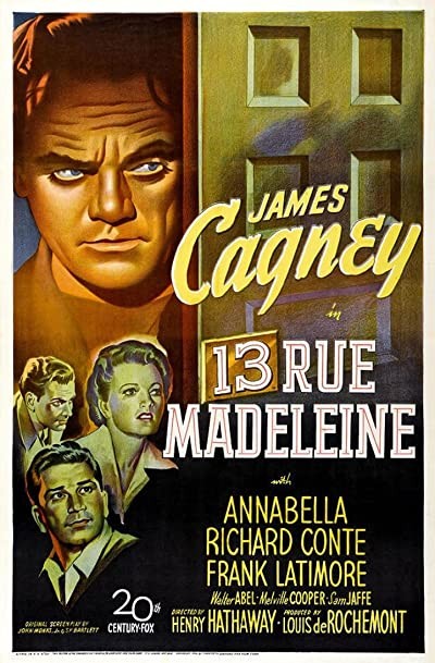 13 Rue Madeleine (1946) afişi 13 Rue Madeleine (1946) afişi