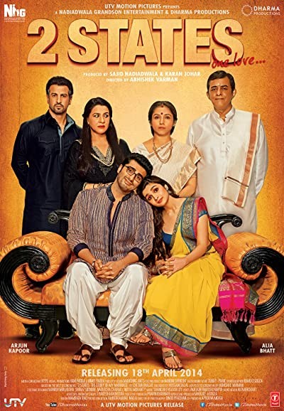 2 States (2014) afişi 2 States (2014) afişi