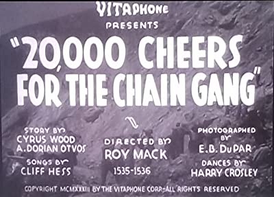 20,000 Cheers For The Chain Gang (1933) afişi 20,000 Cheers For The Chain Gang (1933) afişi