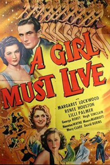 A Girl Must Live (1939) afişi