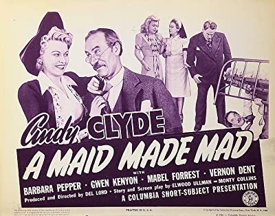A Maid Made Mad (1943) afişi A Maid Made Mad (1943) afişi