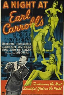 A Night At Earl Carroll's (1940) afişi