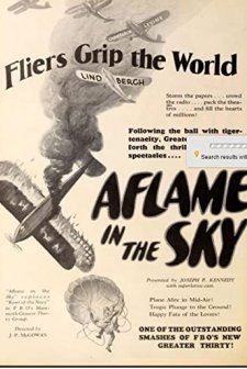 Aflame In The Sky (1927) afişi
