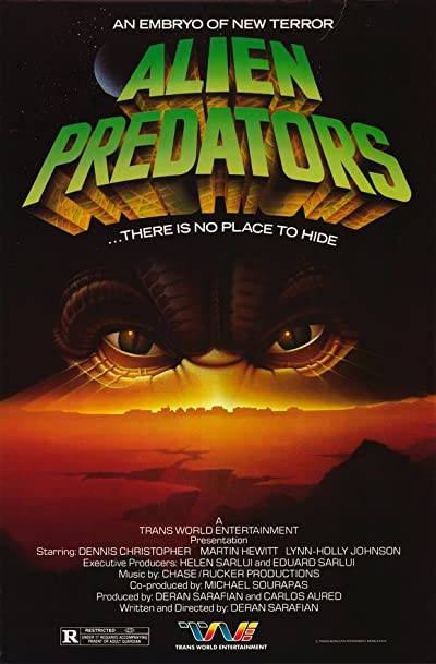 Alien Predator (1986) afişi Alien Predator (1986) afişi