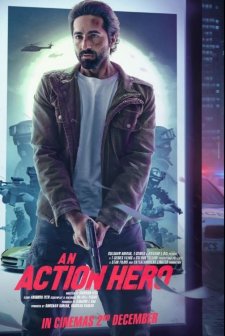 An Action Hero (2022) afişi