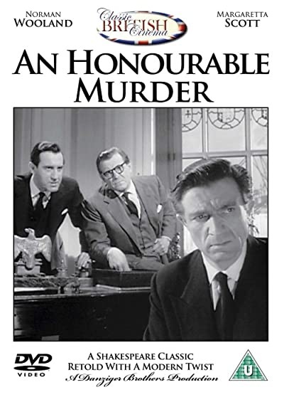 An Honourable Murder (1960) afişi An Honourable Murder (1960) afişi