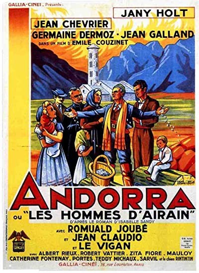 Andorra Ou Les Hommes D'airain (1942) afişi Andorra Ou Les Hommes D'airain (1942) afişi