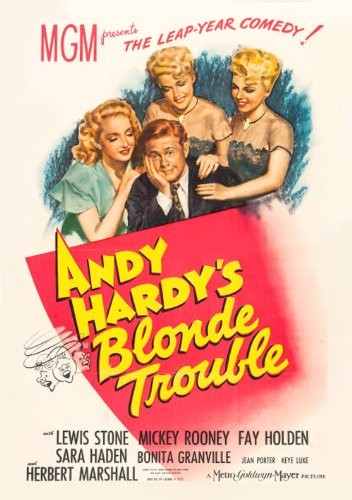 Andy Hardy's Blonde Trouble (1944) afişi Andy Hardy's Blonde Trouble (1944) afişi