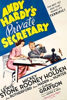 Andy Hardy's Private Secretary (1941) afişi