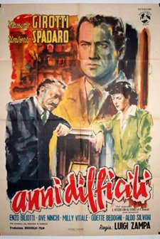 Anni Difficili (1948) afişi
