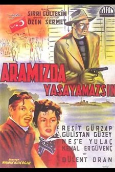 Aramızda Yaşayamazsın (1954) afişi