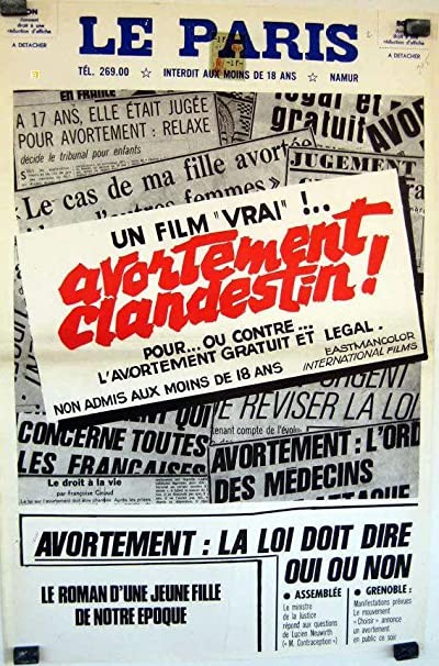 Avortement Clandestin! (1973) afişi Avortement Clandestin! (1973) afişi