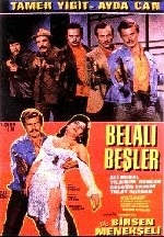 Belalı Beşler (1968) afişi