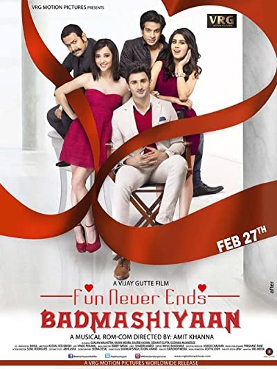 Badmashiyaan (2015) afişi Badmashiyaan (2015) afişi