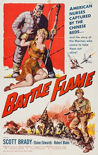Battle Flame (1959) afişi Battle Flame (1959) afişi
