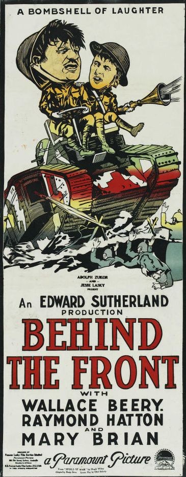 Behind The Front (1926) afişi Behind The Front (1926) afişi